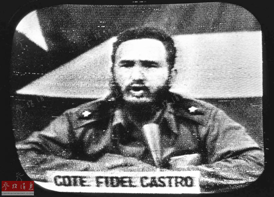 14.1962年10月23日，古巴导弹危机期间，古巴领导人卡斯特罗回应美国总统封锁古巴的讲话。