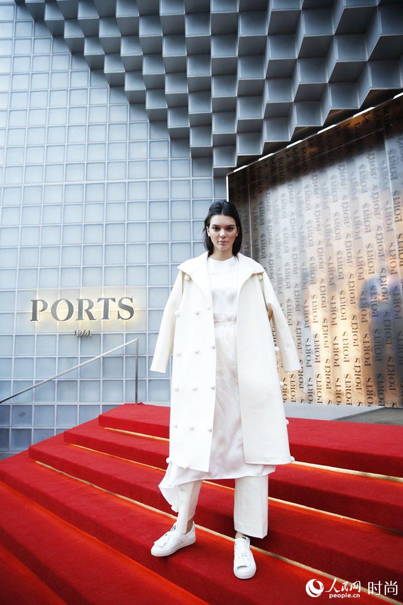Kendall Jenner in PORTS1961 Sneakers