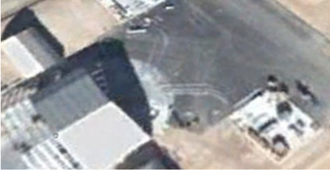 谷歌地图在美机密军事基地51区发现疑似UFO