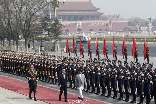 李克强举行仪式欢迎尼泊尔总理奥利访华【5】