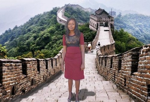 肯尼亚大姐靠PS假装在中国称好享受这里的一切