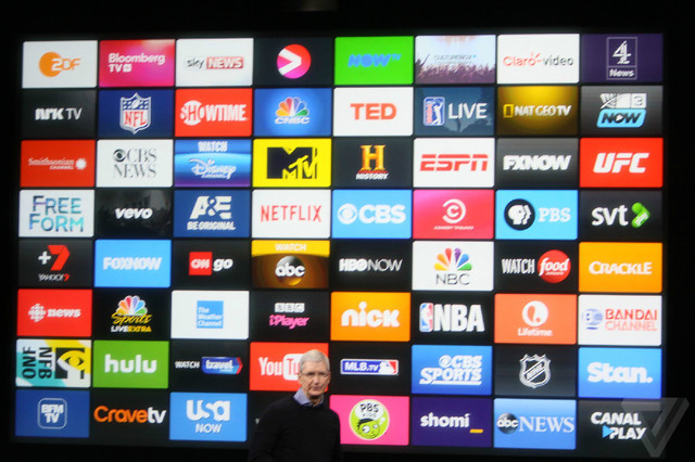 下一产品：Apple TV。Apple TV应用商店有5000个应用。