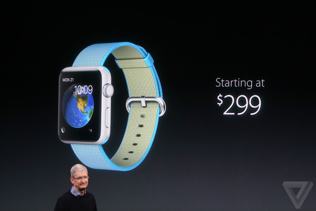 Apple Watch起价变为299美元！