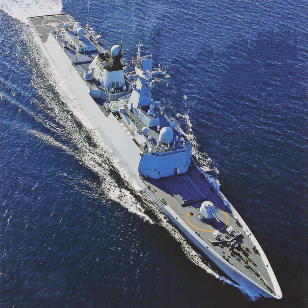 中国海军主力舰艇公开 尽显威武霸气(3)-千龙网·中国首都网