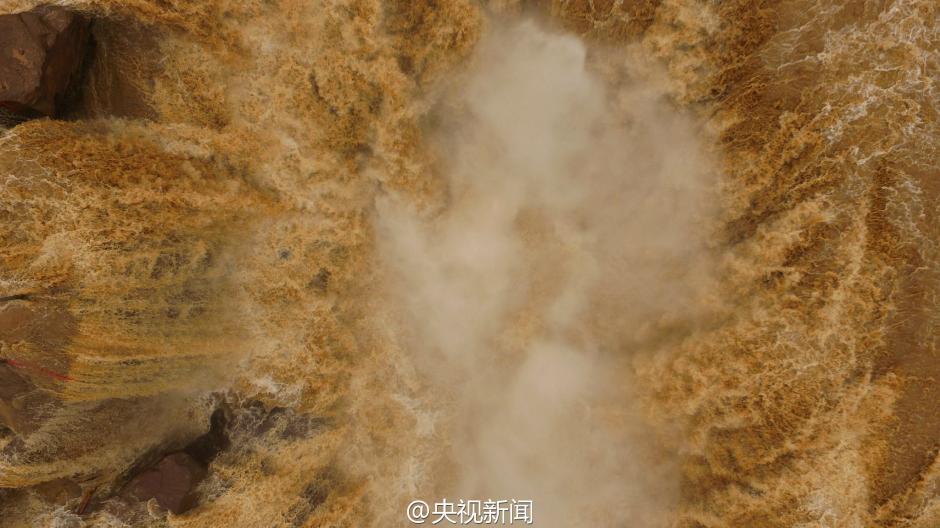 黄河壶口瀑布迎“春汛”