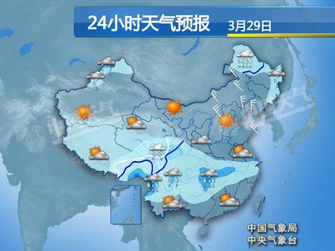 北方气温偏高同期少见 江南局地有大雨