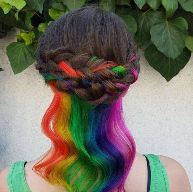 隐藏式彩虹色染发引爆社交网站(5)-千龙网·中