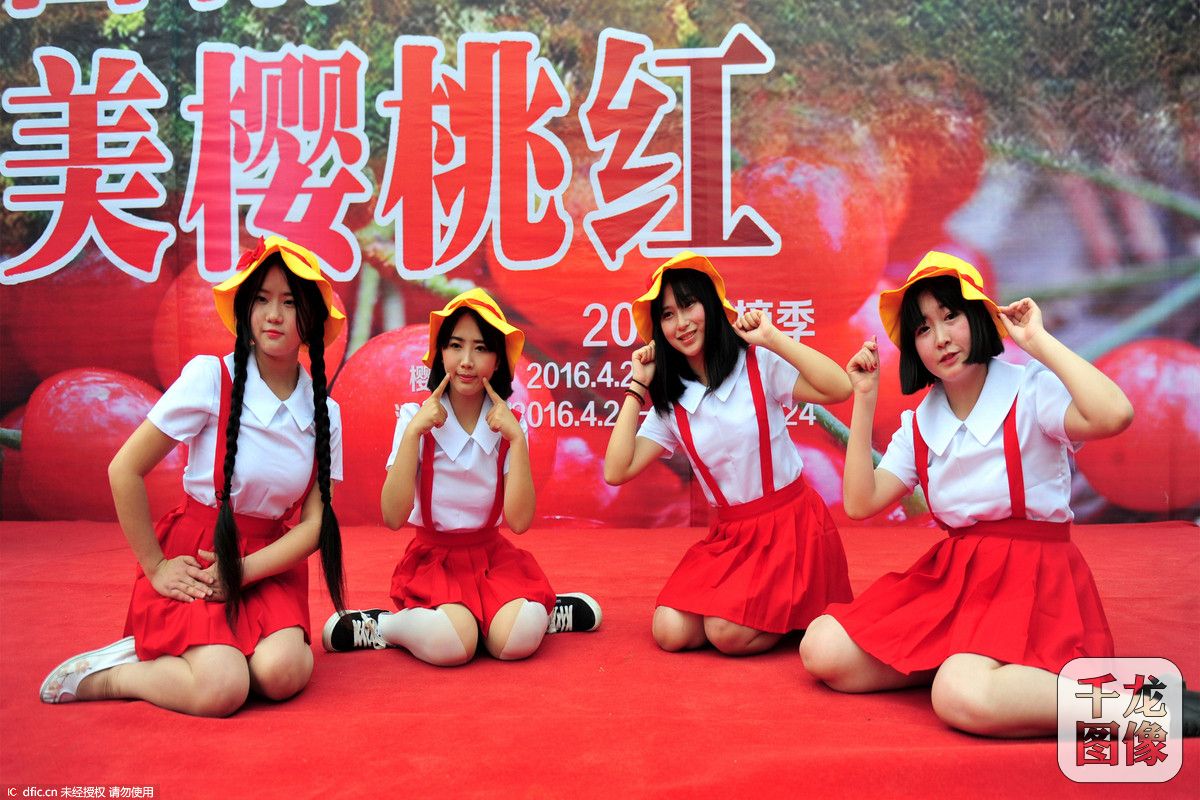 真人版樱桃小丸子萌翻乡村体验采摘游(3)-千龙