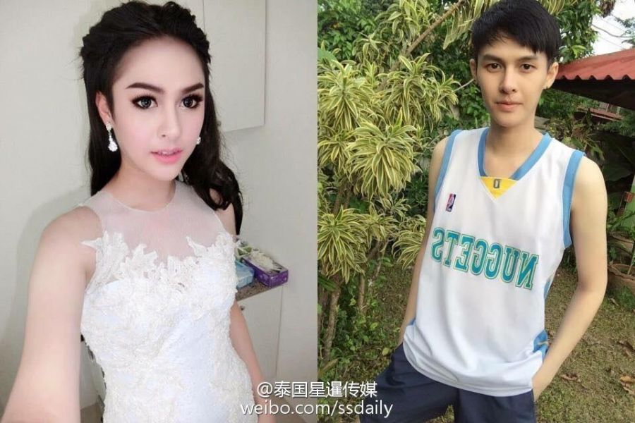 泰男子做到男帅女美