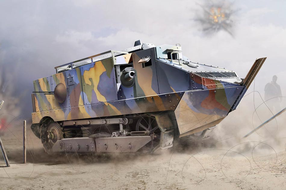 短命的长鼻子小怪兽:一战法军施耐德CA轻型