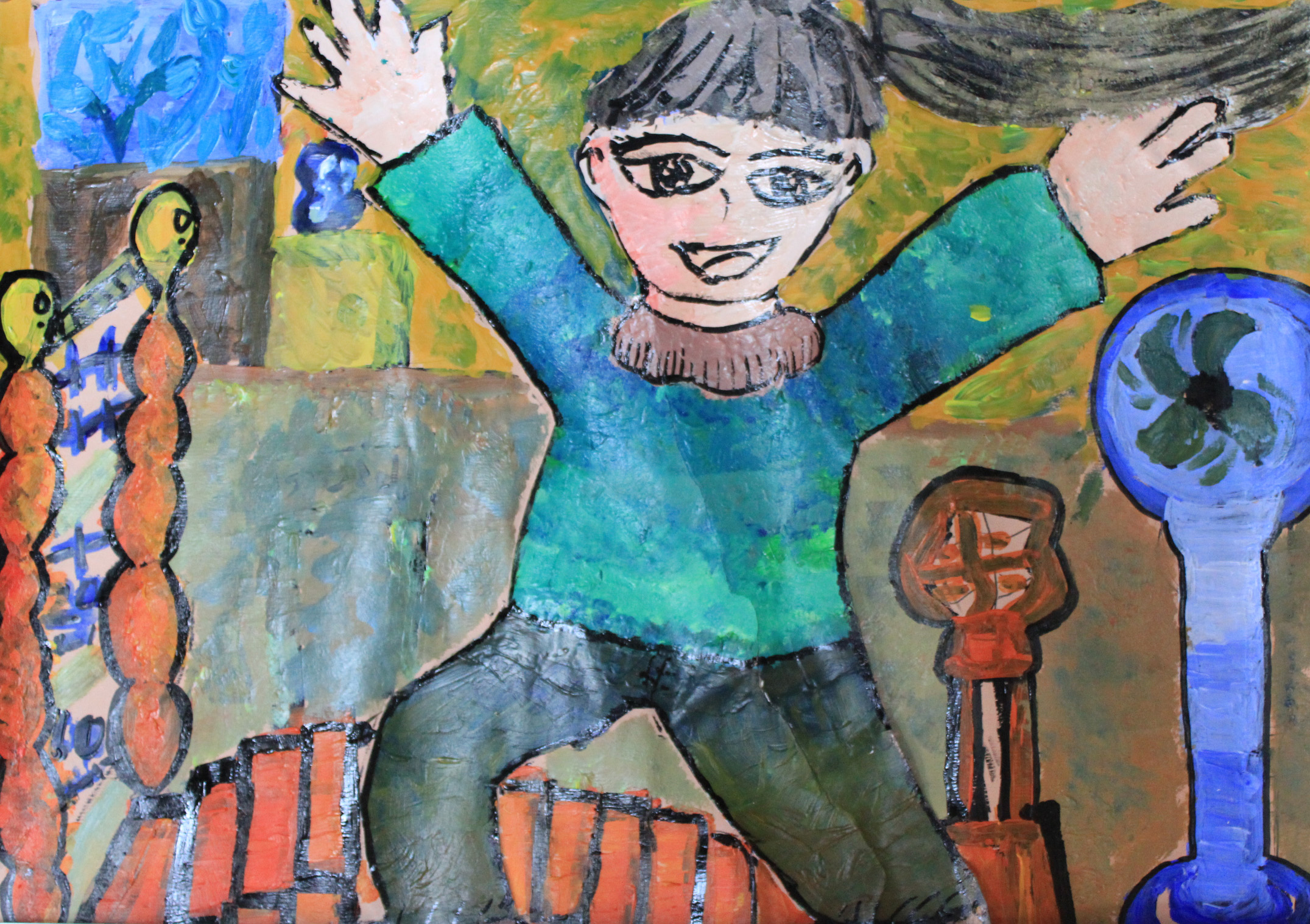 李龙女《家庭减肥器》 板厂小学四年级