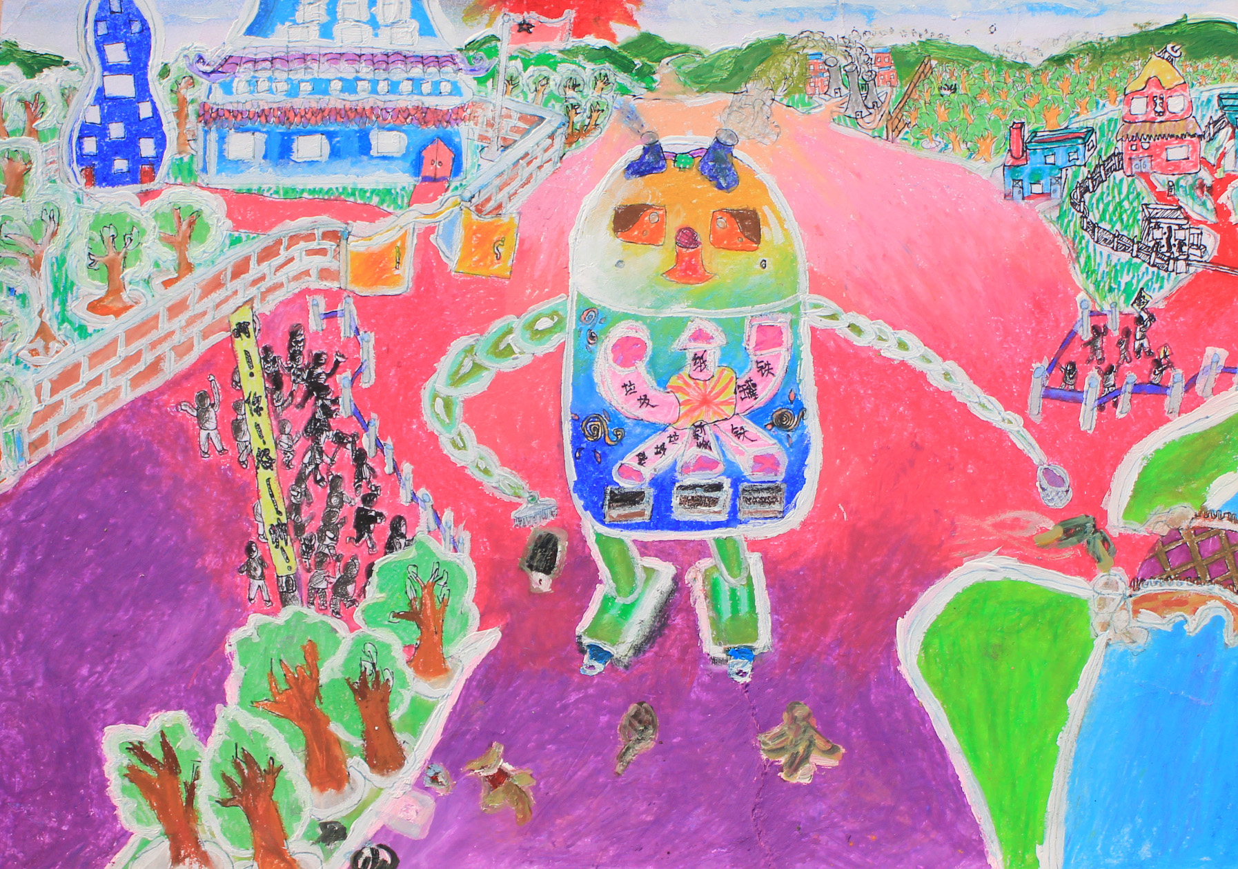 吴晟硕《“废”变“宝”机器人》 板厂小学四年级