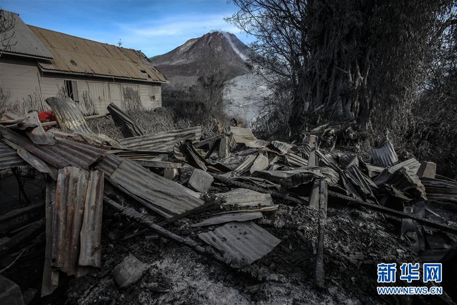 （国际）（3）印尼锡纳朋火山喷发死亡人数上升至6人