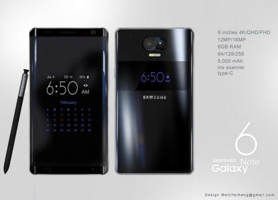 三星Note6配新工艺 搭载6GB LPDDR4内存 