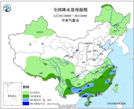 南方降雨暂时减弱31日将起再度加强