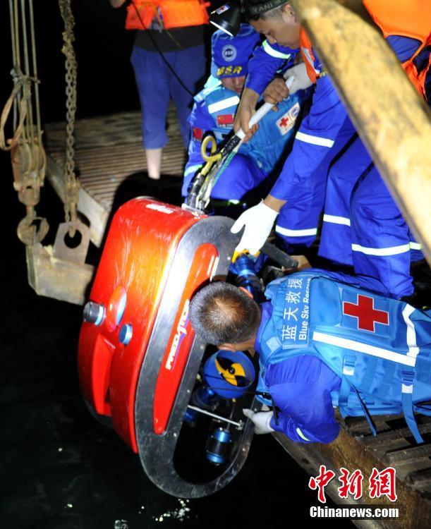 四川广元沉船事故救援 水下机器人发现遇难者
