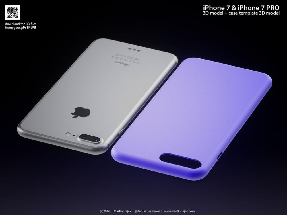 按照传闻制作 苹果iPhone7/7 Plus概念图