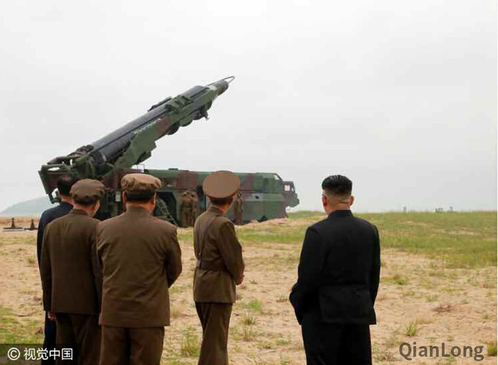 朝鲜宣布舞水端弹道导弹成功试射 正确落到4