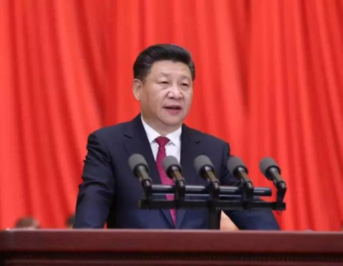 7月1日，庆祝中国共产党成立95周年大会在北京人民大会堂隆重举行。中共中央总书记、国家主席、中央军委主席习近平在大会上发表重要讲话。新华社记者 刘卫兵 摄