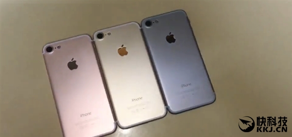 三色齐发！iPhone 7外形曝光：就这样了
