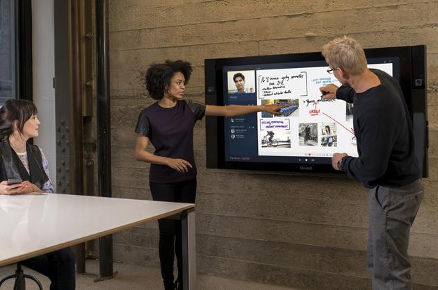 微软的巨屏平板Surface Hub