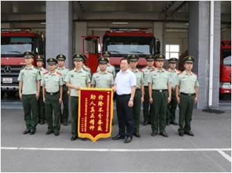 博兴街道“八一”前夕走访慰问辖区消防官兵