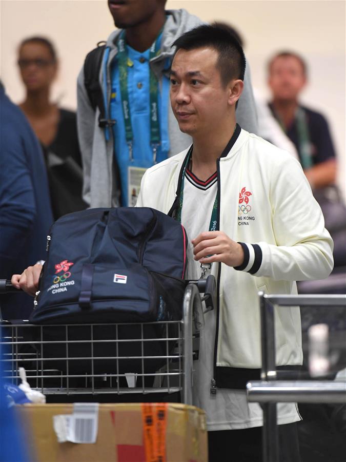 （里约奥运会）（2）中国香港代表团抵达里约
