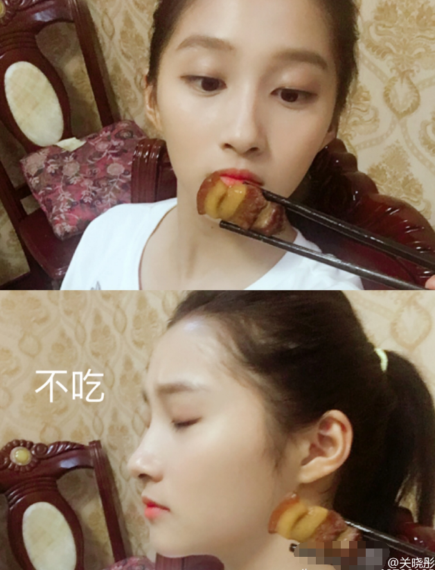 关晓彤变天线宝宝 可爱俏皮似邻家女孩