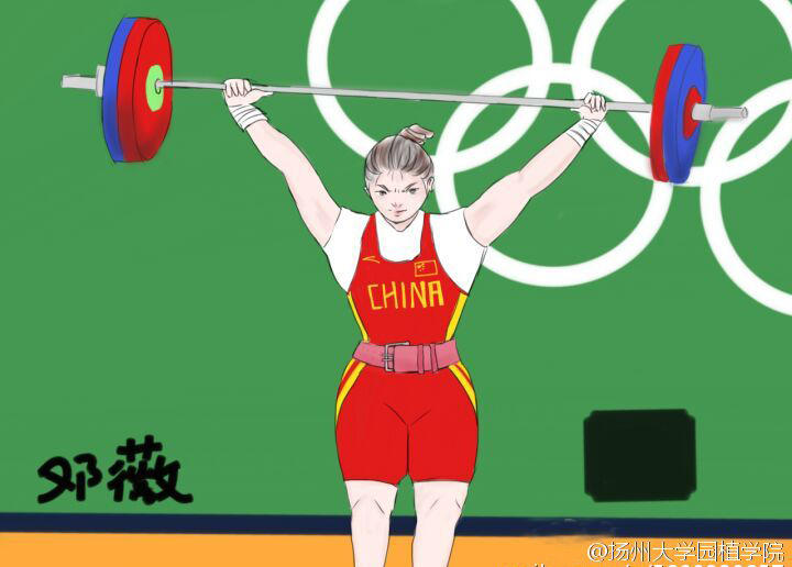 女生创作奥运冠军漫画走红