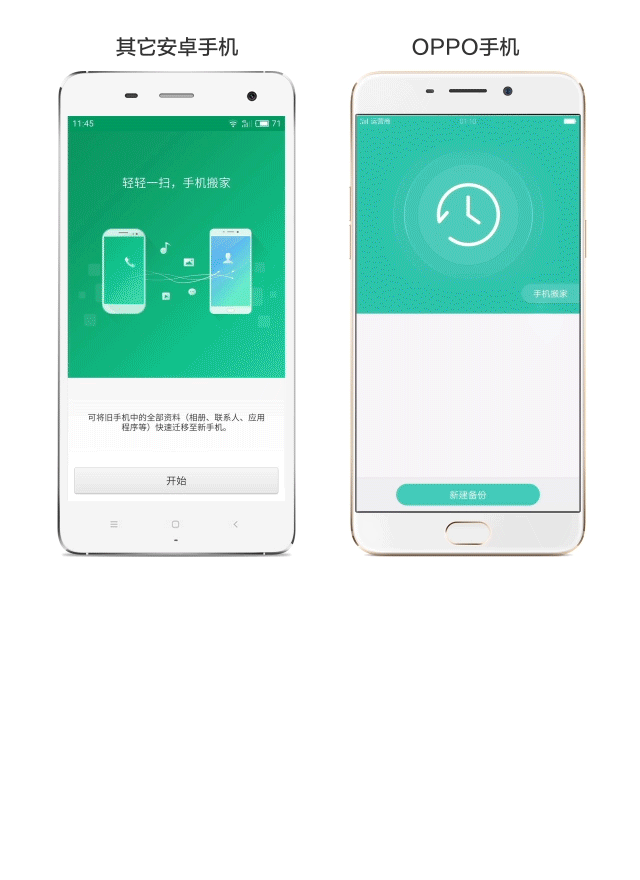 OPPO手机搬家升级 第三方机型也能用