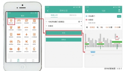 北京交通APP可查公交实时信息