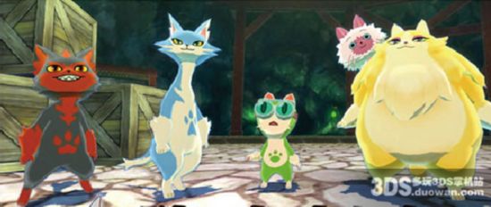 3DS《怪物猎人物语》杂志图情报 动物探险队登场