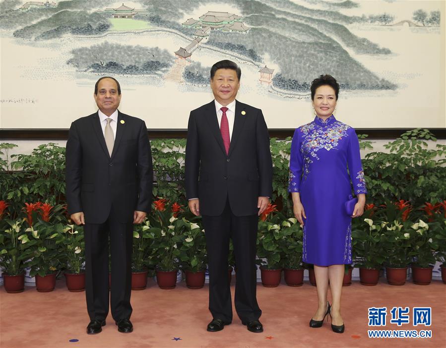（杭州G20·XHDW）（22）习近平和彭丽媛迎候宴会贵宾