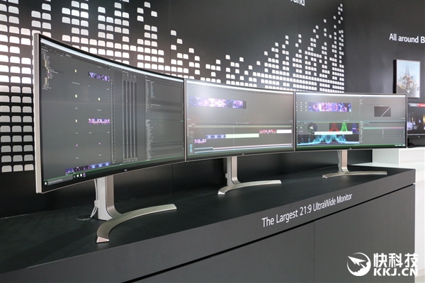 38寸还三联屏！LG 21:9曲面超宽屏显示器图赏