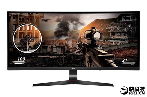 4599元！LG 21:9曲面超宽屏电竞显示器开卖：144Hz刷新