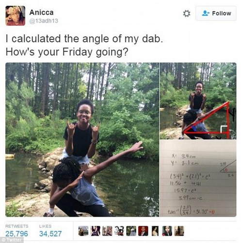 女学霸用数学计算跳舞角度
