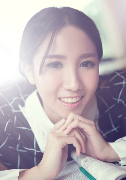 图为浙大“美女博士”生活照。