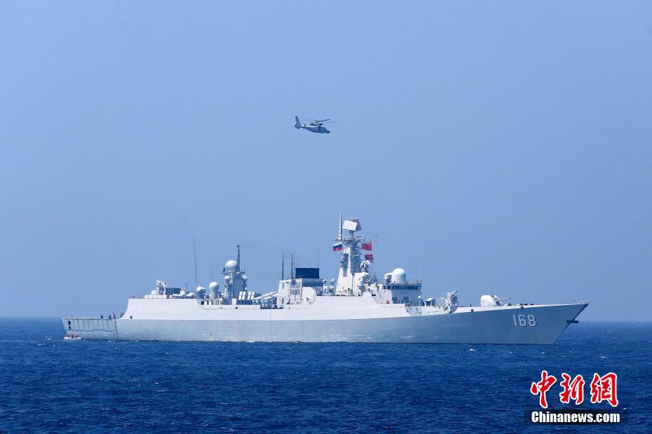 中俄“海上联合-2016”军演进入海上联合行动实施阶段