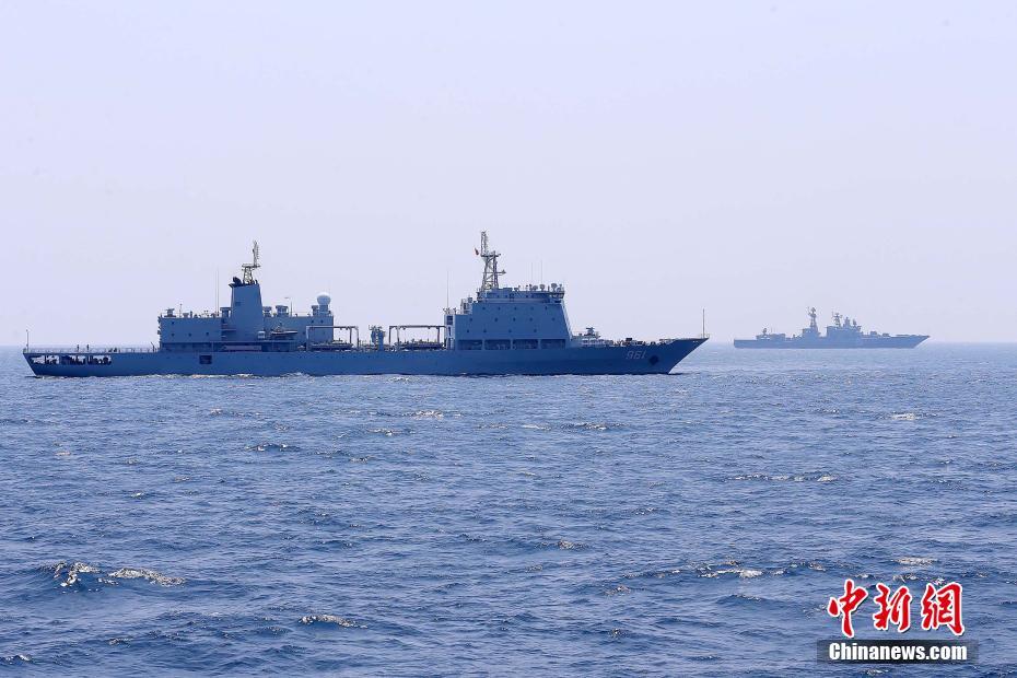 中俄“海上联合-2016”军演进入海上联合行动实施阶段