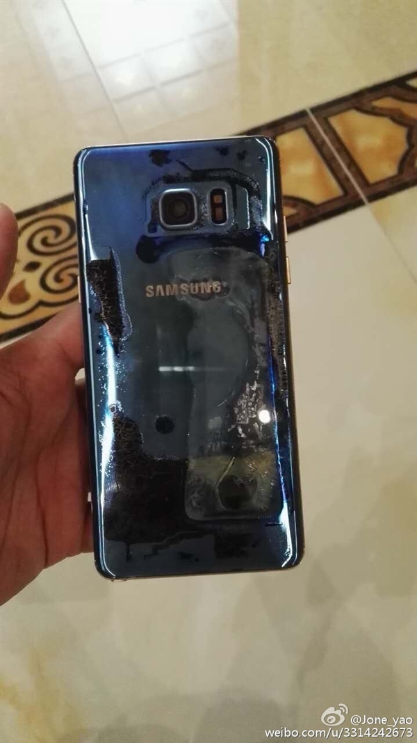 贴吧曝京东国行三星Note 7爆炸：珊瑚蓝款、网友炸锅
