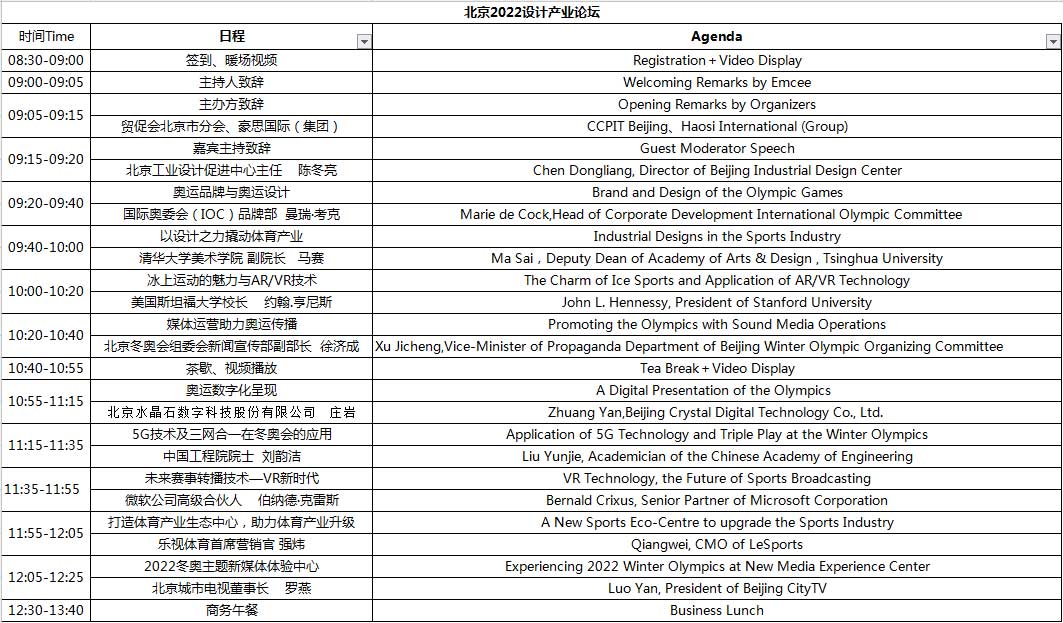北京2022设计产业论坛