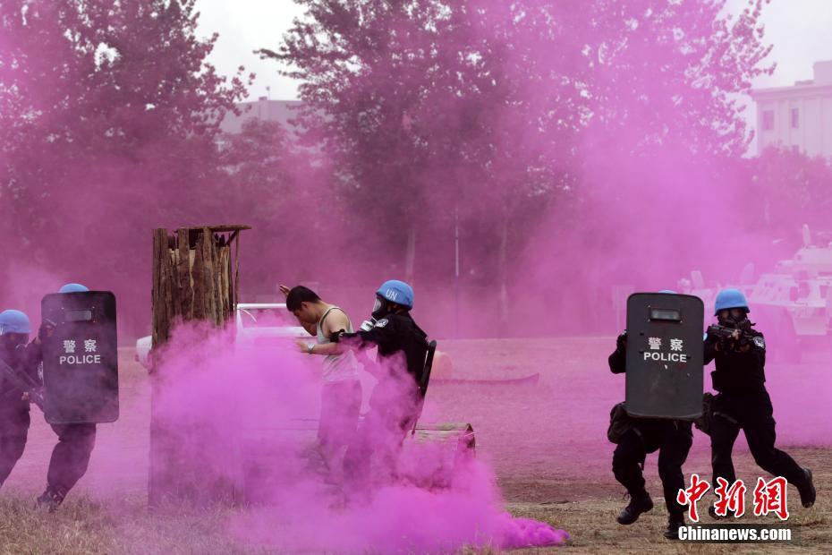 中国常备维和警队首期培训班队员全优通过联合国评估