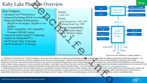 Intel第7代CPU-Kaby Lake应该赶不及用在本次Macbook Pro 2016更新上