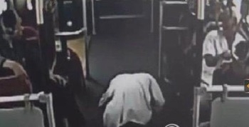 抱狗坐公交下跪磕头称“它比孩子还好” 但并没得到乘客谅解