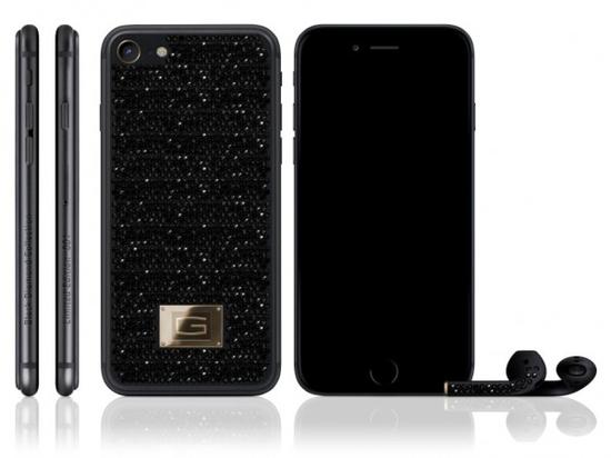 售50万美元 Gresso推iPhone7黑钻定制版 
