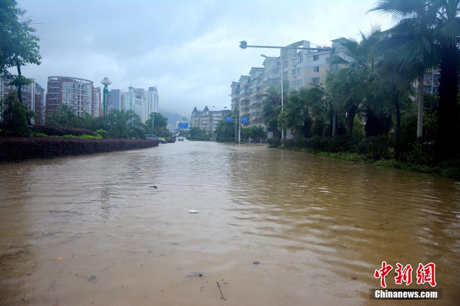 台风鲇鱼肆虐福建 路灯被吹弯成麻花(20)-千