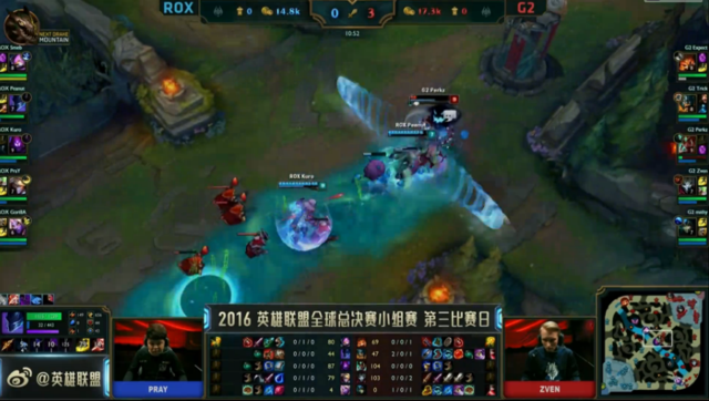 S6 10.2第二场：ROX上演绝地翻盘 完美拿下G2