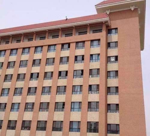 女大学生欲跳楼男生撑被营救