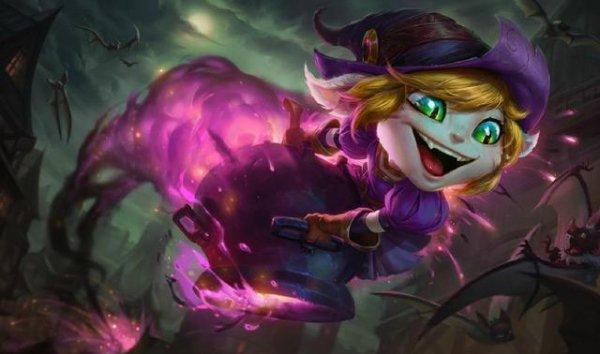 LOL万圣节三款限定皮肤曝光：女巫恶魔全都有