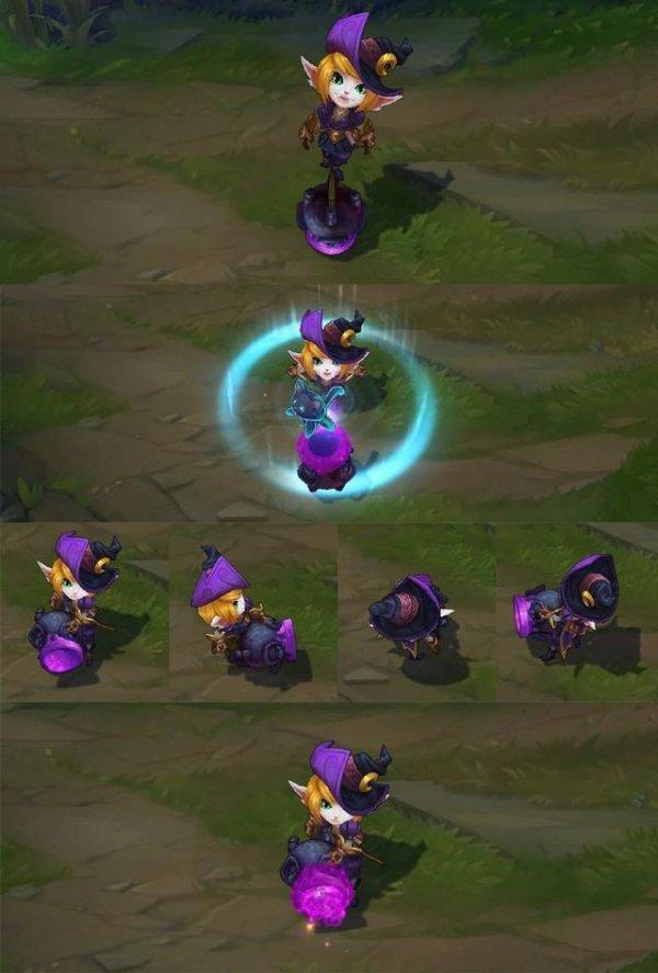 LOL万圣节三款限定皮肤曝光：女巫恶魔全都有